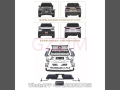 Lexus LX600 2008-2015 Autoonderdelen Voorste Achterste Kit Monalisa Body Kit