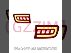 LED-bumperlicht Achternevellamp Bremslicht Dynamisch draaisignaalreflector Voor Prado