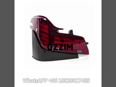 Zwart-rood ABS Plastic Car Led Tail Lights voor Alphard 2015-2022 Update tot 2024