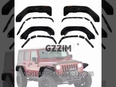 Jeep Wrangler JK JL JT Auto Accessoires Zwart Breed Lichaam Fender Vlammen Wiel Broek