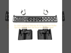 Voor 2020 Land Rover Defender 90 110 Achterbumper Uitlaatdemper Tips Uitlaatpijpen Zwarte Achterkeel Tweede Generatie