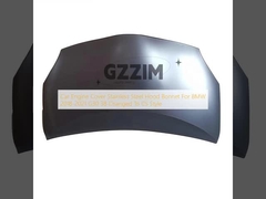 Auto motor hoed kap roestvrij staal motorkap voor BMW 2018-2021 G30 38 veranderd naar CS-stijl