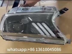 Zwarte LED-koplamp van kunststof voor auto's voor Toyota HILUX REVO ROCCO