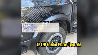 LED-spatbordverbreders voor T9 Truck Verbeterde bescherming