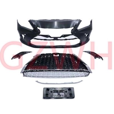 Plastic Toyota Corolla 2006-2013 Upgrade To LX Style Gezichtverbetering Grille Body Kit Zwart