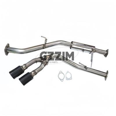 Auto Exterior Accessoires Afvoer Systeem Dubbele Spits Side Exit Carbon Fiber Muffler Afvoer Voor Mitsubishi Triton L200 2015-2019