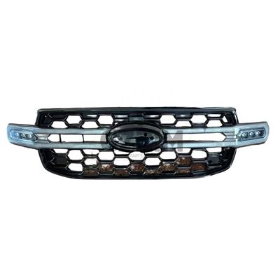 Veranderde voorste bumpergril Auto gril met lichte auto grillen voor Ford Ranger 2023 2024