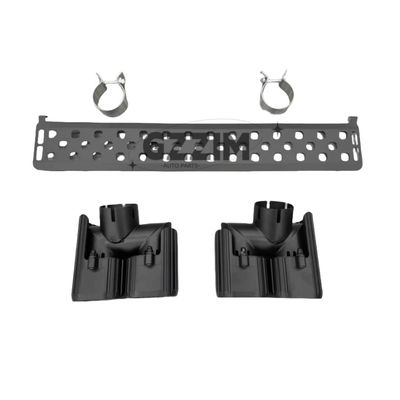 Achterste bumper Muffler tips Uitlaatpijpen Zwarte staart keel Tweede generatie Voor 2020 Land Rover Defender 90 110