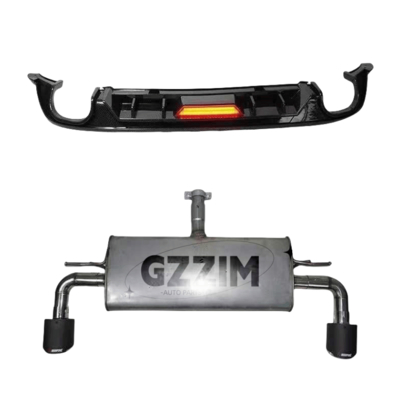 ABS/PP materiaal Achterbumper Lip Spoiler Diffuser voor Golf 7.5 tot GT Style