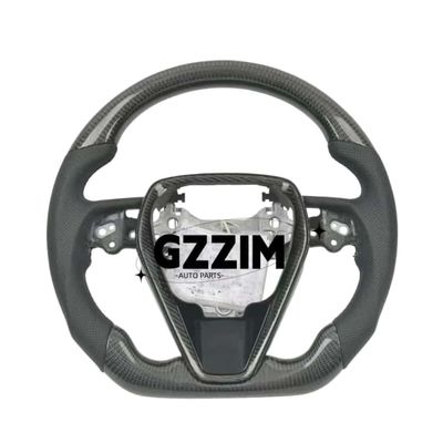 New Product Wholesale Carbon Fibre Perforated Leather Steering Wheel for Toyota Camry